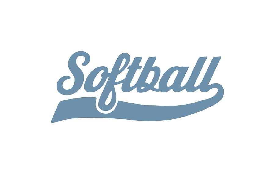 Softball Drawing - Softball #3 by CSA Images