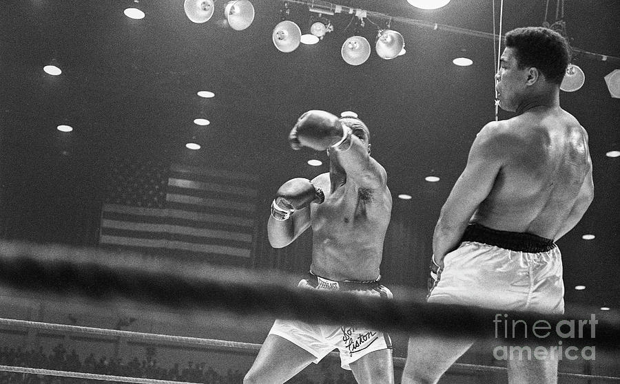 Sonny Liston Vs Cassius Clay #3 Photograph by The Stanley Weston Archive