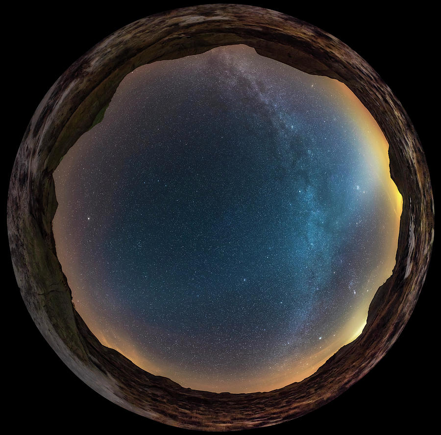 Spring Sky Panorama With Milky Way #3 Photograph by Alan Dyer