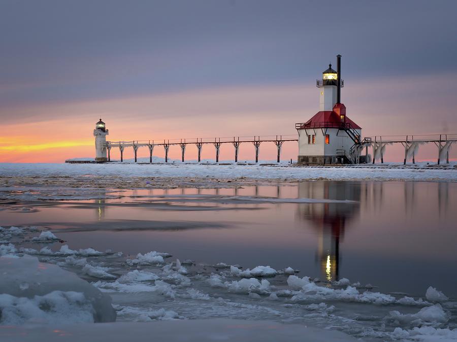 St. Joseph Michigan Lighthouse Photograph by Molly Pate - Fine Art America