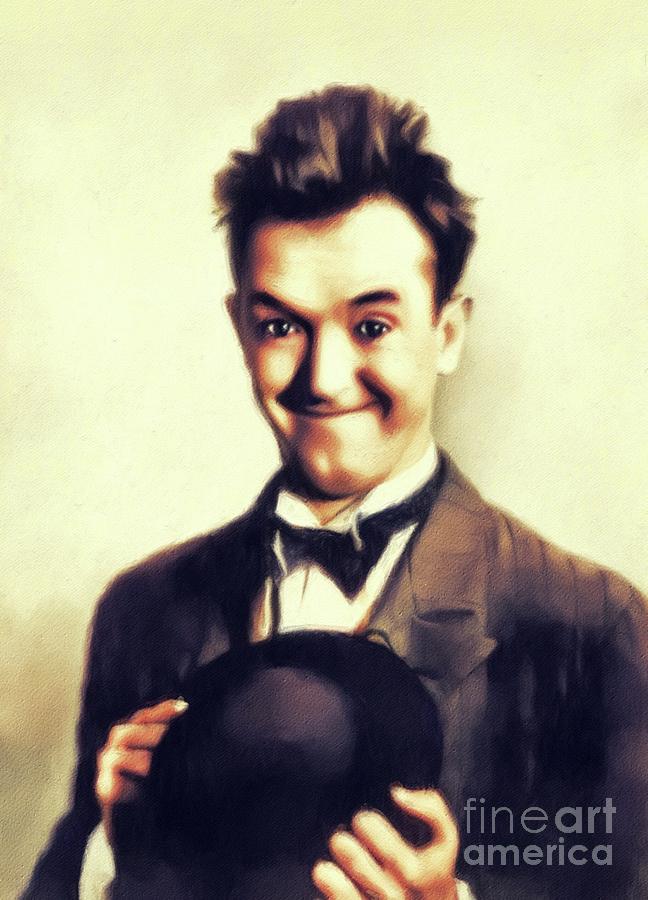 Stan Painting - Stan Laurel, Hollywood Legend by John Springfield Stan Painting - Stan Laurel, Hollywood Legend by John Springfield