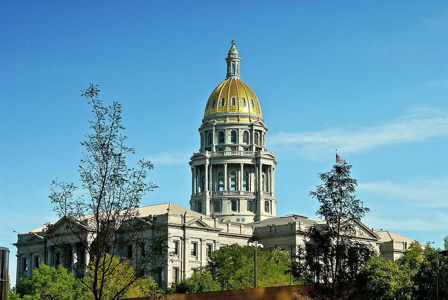 Architecture Digital Art - State Capitol Building In Denver #3 by T.p.