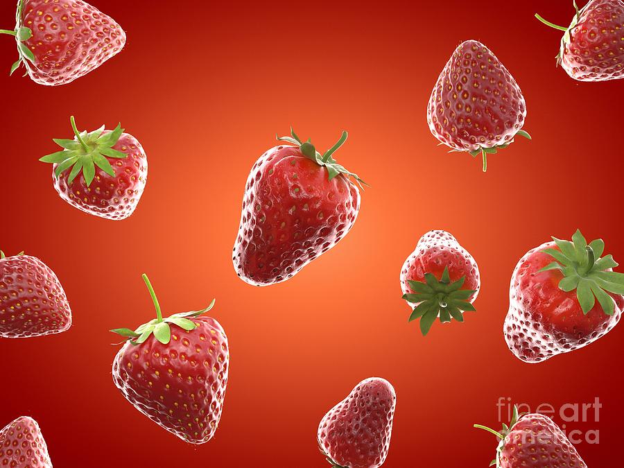 Strawberries #3 Photograph by Sebastian Kaulitzki/science Photo Library