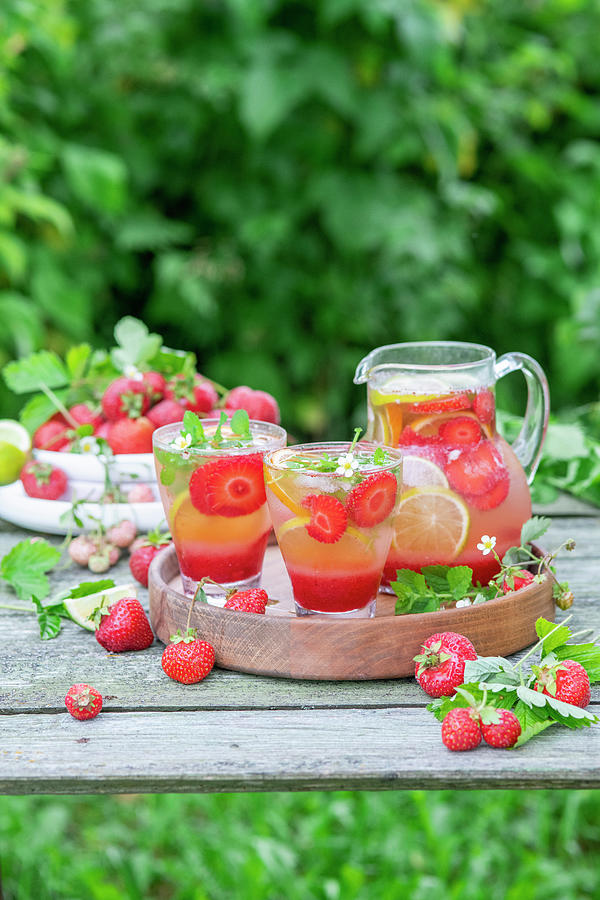 Strawberry Lemonade #3 Photograph by Irina Meliukh