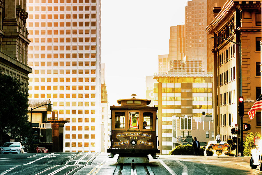 Street Car, San Francisco, California #3 Digital Art by Maurizio Rellini