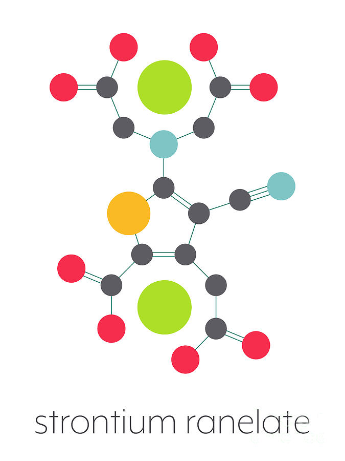 Strontium Ranelate Osteoporosis Drug Photograph by Molekuul/science ...