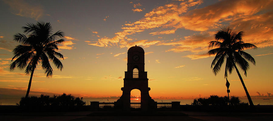 Sunrise From The Past Site Of The Old Palm Beach Pier On Palm Beach Is ...