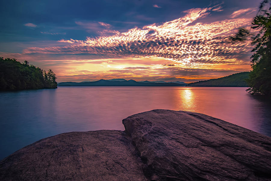 Sunrise On Lake Jocassee South Carolina #3 Photograph by Alex Grichenko