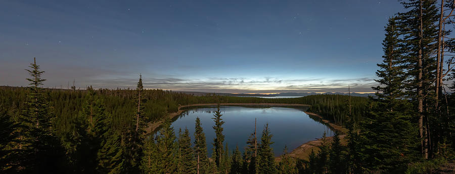 Sunrise Over Yellowstone Lake In Yellowstone National Park #3 Photograph by Alex Grichenko