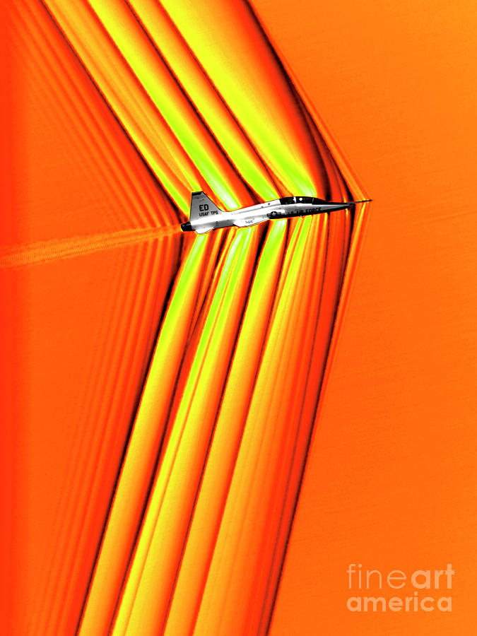 Supersonic Aircraft Shockwave Research #3 Photograph by Nasa/science Photo Library