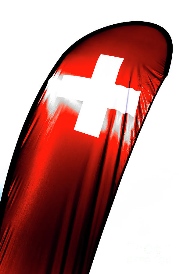 Swiss Flag #3 Photograph by Mats Silvan