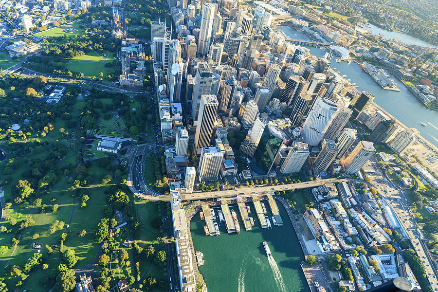 Sydney Downtown - Aerial View #3 Photograph by Btrenkel