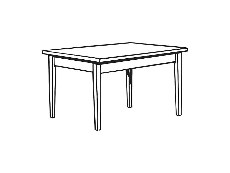 Table Drawing by CSA Images - Fine Art America