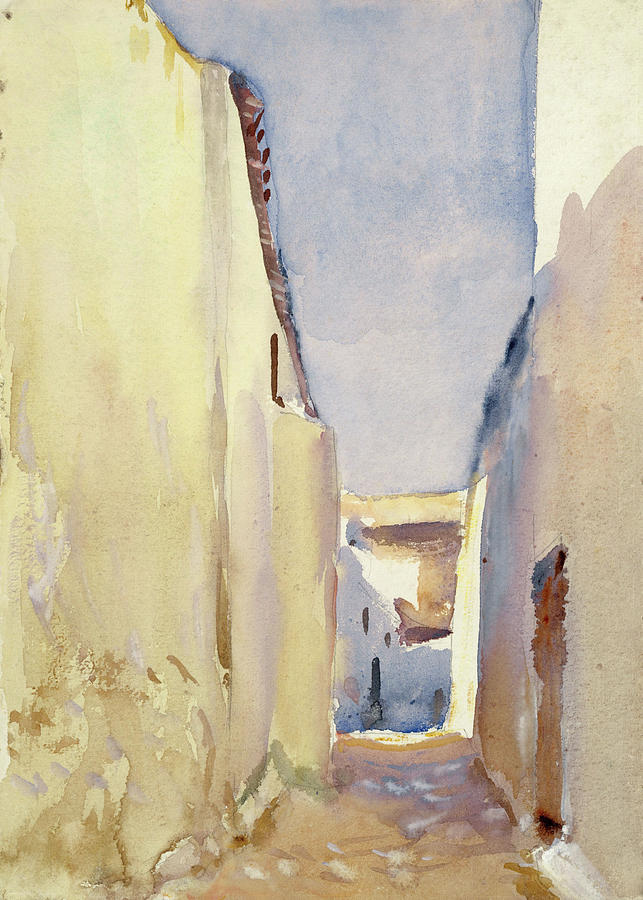 John Singer Sargent Painting - Tangier. #3 by John Singer Sargent