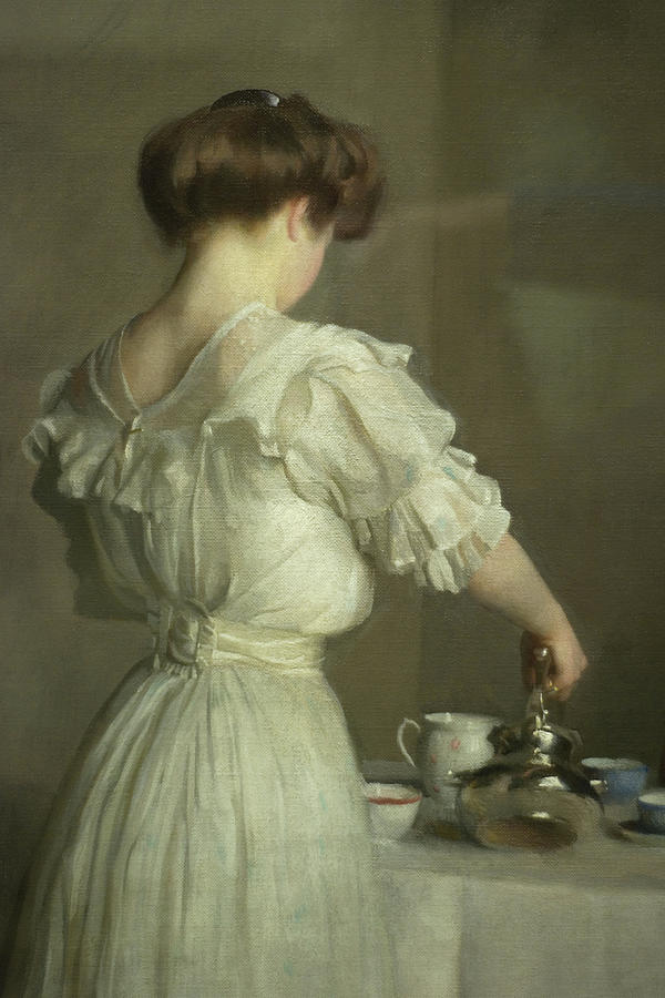 Tea Painting - Tea Leaves #3 by William McGregor Paxton