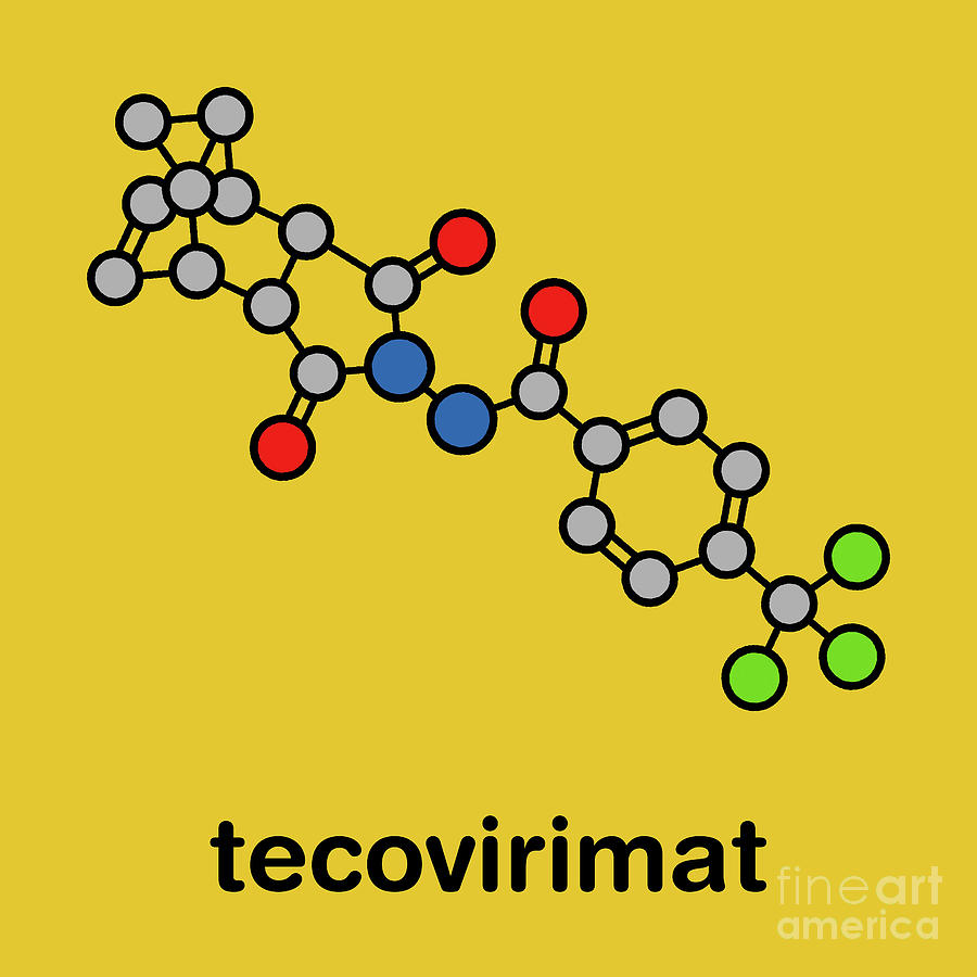 Tecovirimat Antiviral Drug Molecule #3 Photograph by Molekuul/science Photo Library