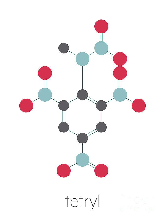 Tetryl Explosive Molecule Photograph by Molekuul/science Photo Library ...