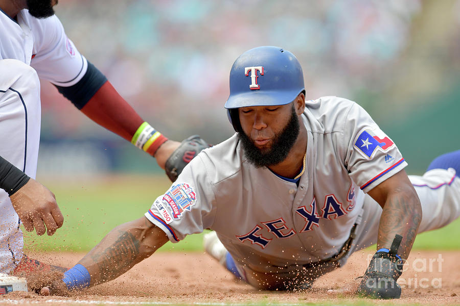 Texas Rangers V Cleveland Indians - Photograph by Jason Miller Texas Rangers V Cleveland Indians - Photograph by Jason Miller