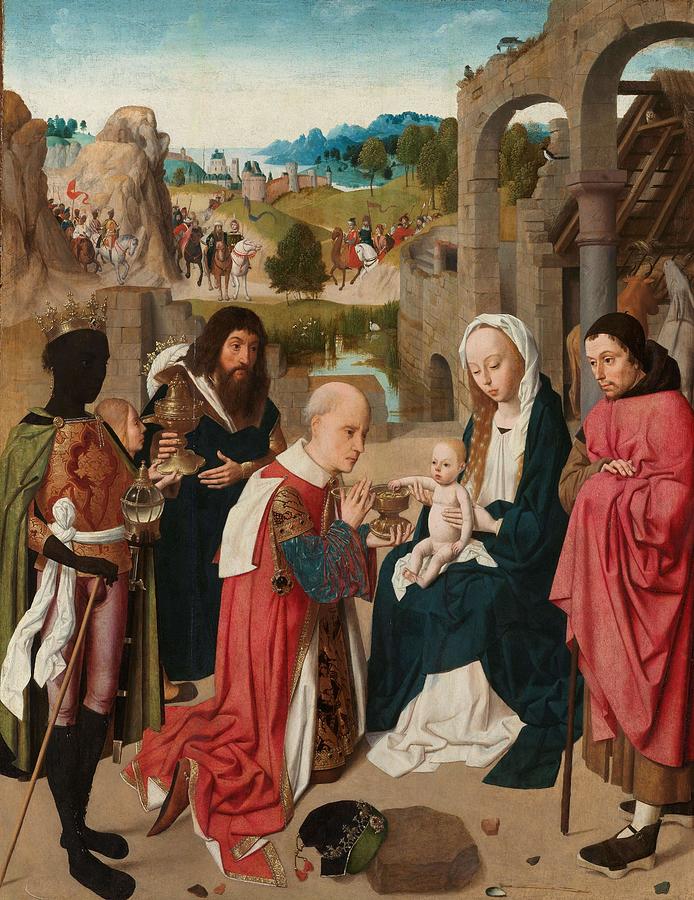 The Adoration of the Magi. #3 Painting by Geertgen Tot Sint Jans