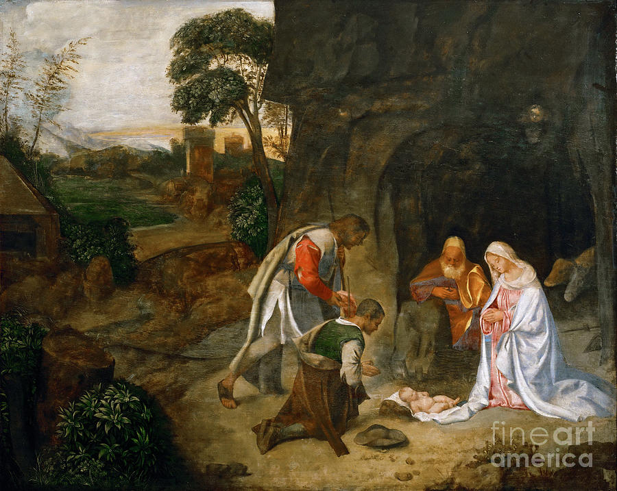 The Adoration Of The Shepherds #3 Drawing by Heritage Images