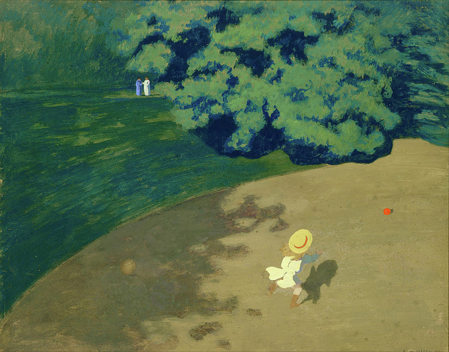 The Ball #3 Painting by Felix Vallotton