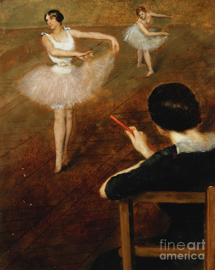 The Ballet Lesson Painting by Pierre Carrier-belleuse