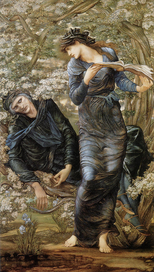 Edward Burne Jones Painting - The Beguiling of Merlin #3 by Edward Burne-Jones