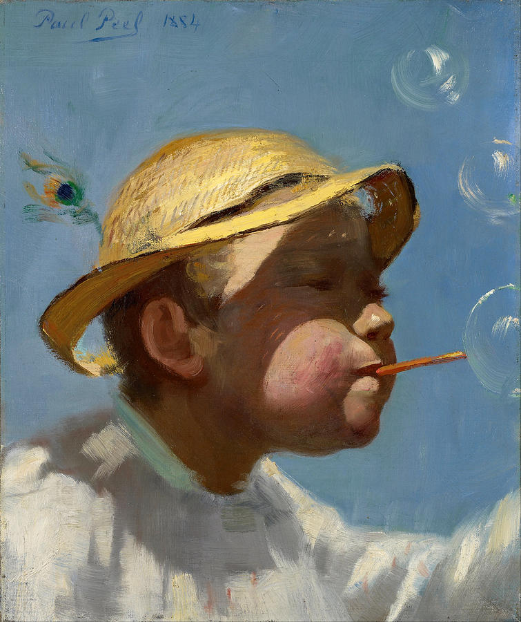 Summer Painting - The Bubble Boy #3 by Paul Peel