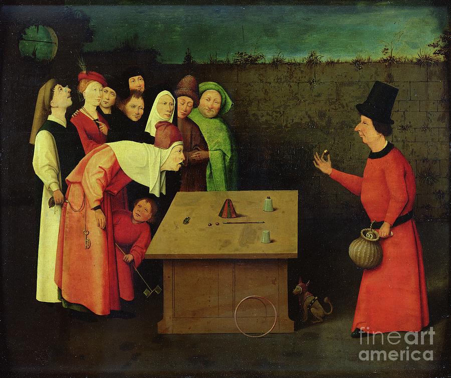 The Conjuror Painting by Hieronymus Bosch