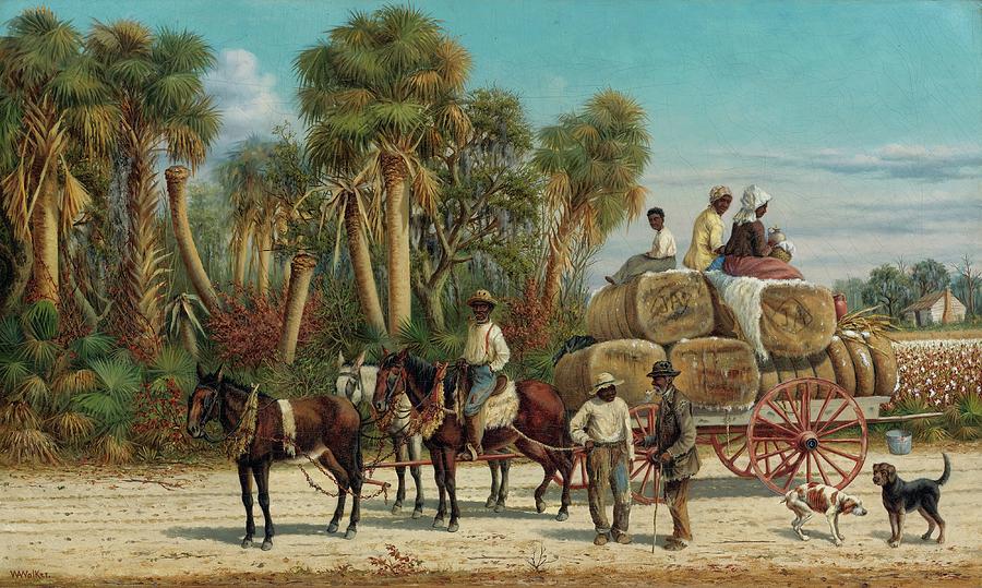 The Cotton Wagon Painting by William Aiken Walker The Cotton Wagon Painting by William Aiken Walker
