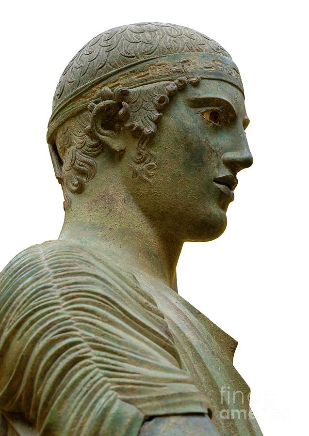 The Delphi Charioteer. #3 Photograph by David Parker/science Photo Library