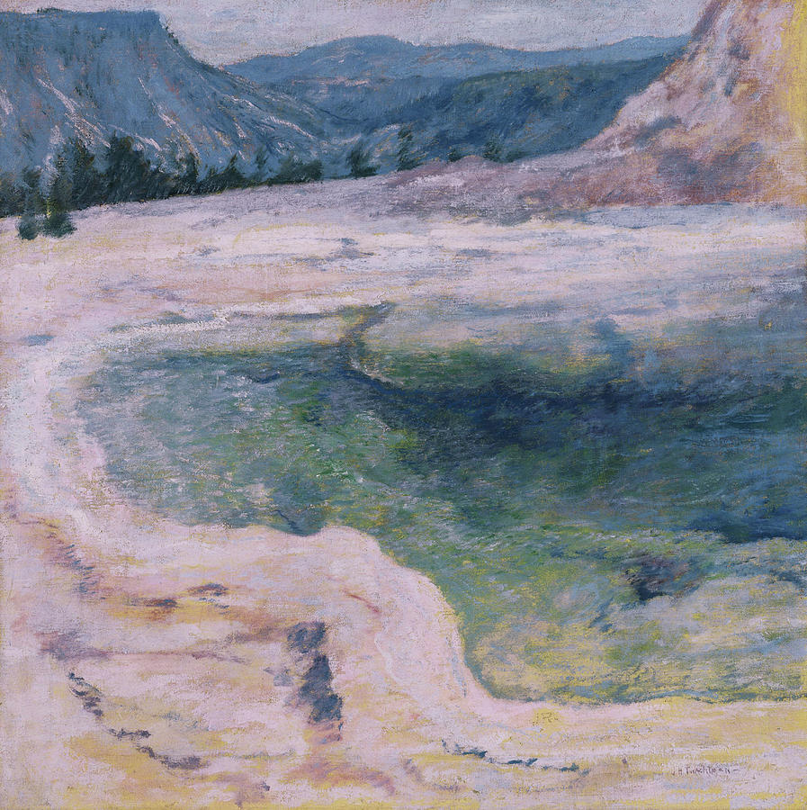 John Henry Twachtman Painting - The Emerald Pool #3 by John Henry Twachtman