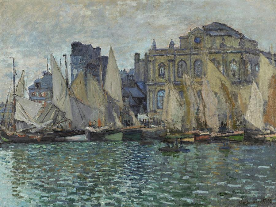 Claude Monet Painting - The Museum at Le Havre #3 by Claude Monet
