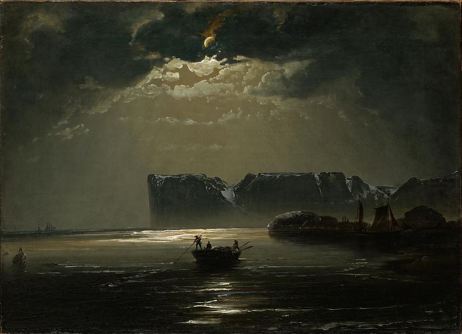 The North Cape By Moonlight Painting by Peder Balke The North Cape By Moonlight Painting by Peder Balke