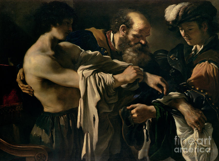 Arts Painting - The Return Of The Prodigal Son by Guercino