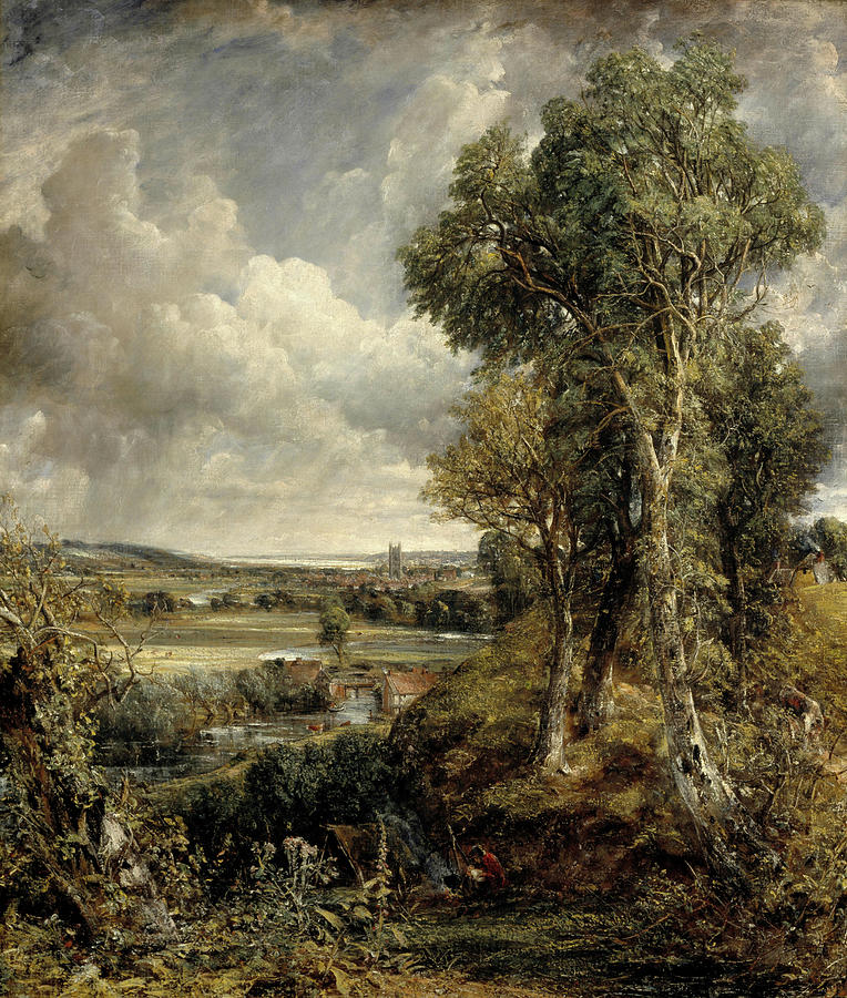 John Constable Painting - The Vale of Dedham #3 by John Constable