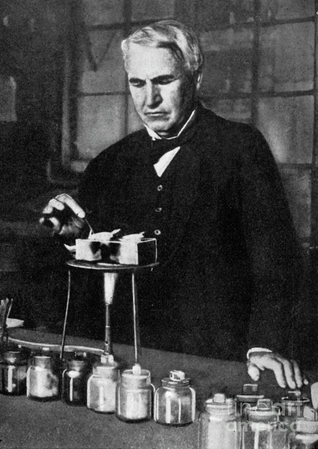 Thomas Alva Edison, American Inventor #3 Drawing by Print Collector