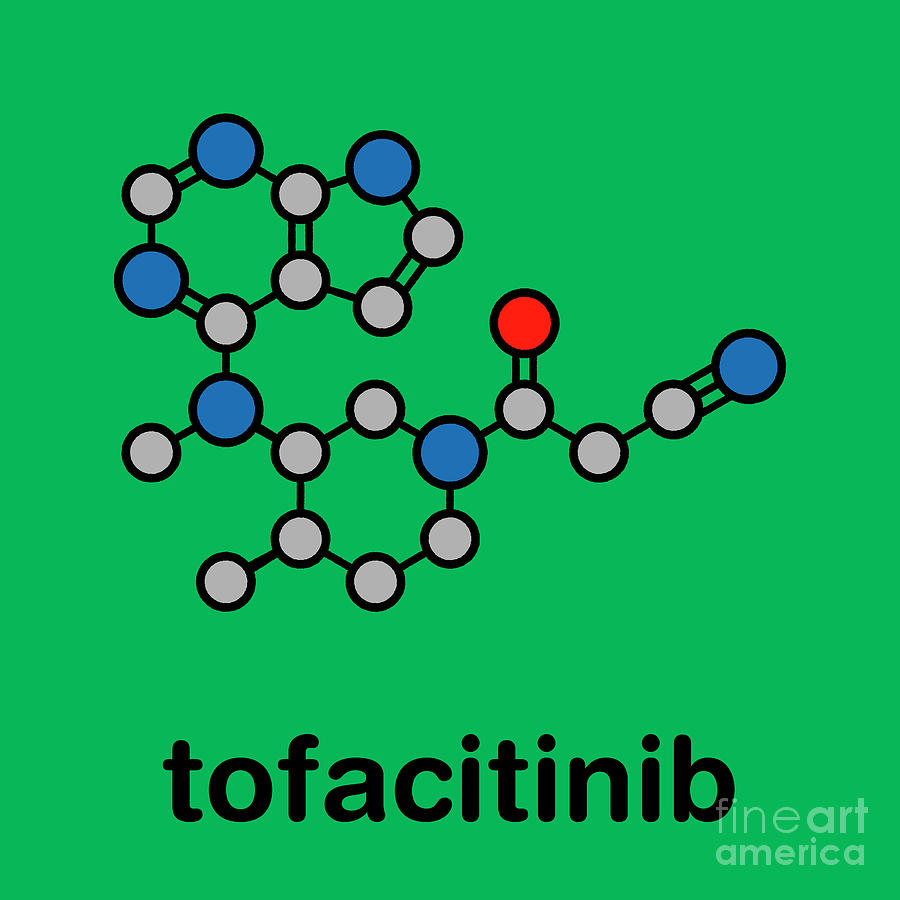 Tofacitinib Rheumatoid Arthritis Drug Photograph by Molekuul/science Photo Library