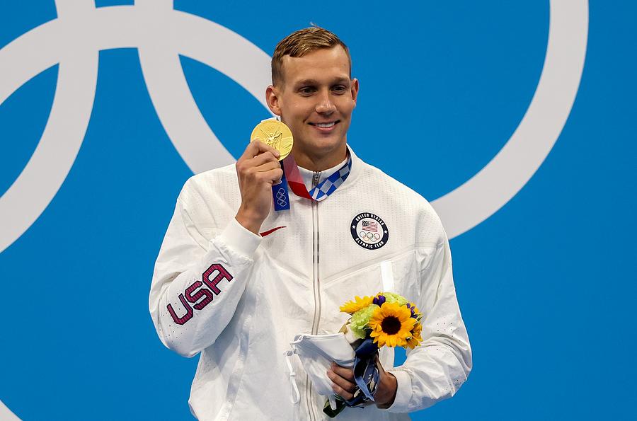 Tokyo 2020 Caeleb Dressel Swimming Photograph by Photo File - Fine Art ...