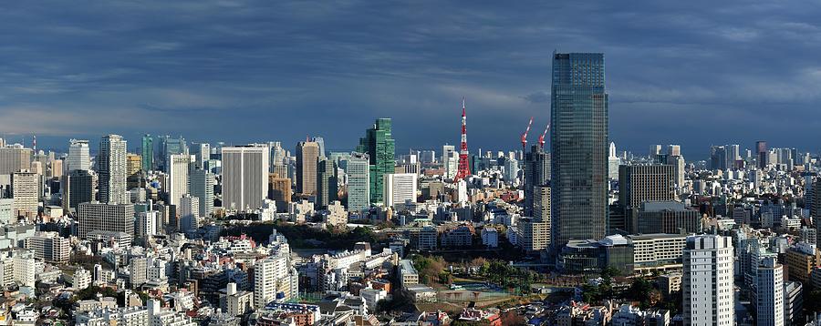 Tokyo Downtown Panorama #3 Photograph by Vladimir Zakharov