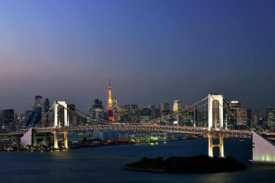 Tokyo View At Sunset #3 Photograph by Vladimir Zakharov