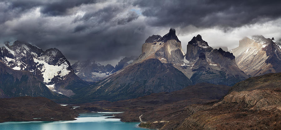 Landscape Photograph - Torres Del Paine National Park, Lake #3 by DPK-Photo
