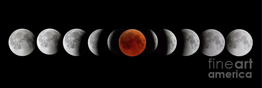 Total Lunar Eclipse Of July 2018 #3 Photograph by Juan Carlos Casado (starryearth.com)/science Photo Library