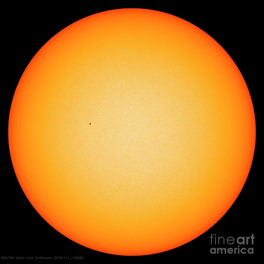 Transit Of Mercury Across The Sun #3 Photograph by Nasa/goddard Space Flight Center/sdo/science Photo Library