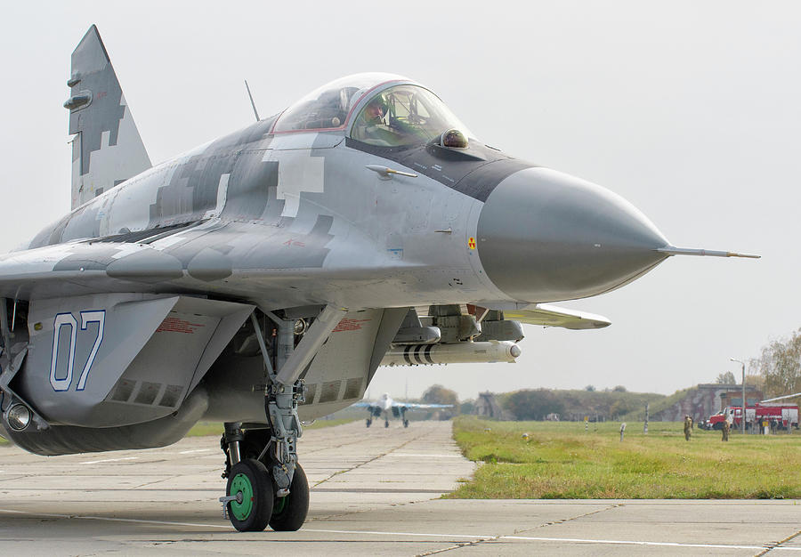 Ukrainian Air Force Mig-29 Photograph by Giovanni Colla | Fine Art America