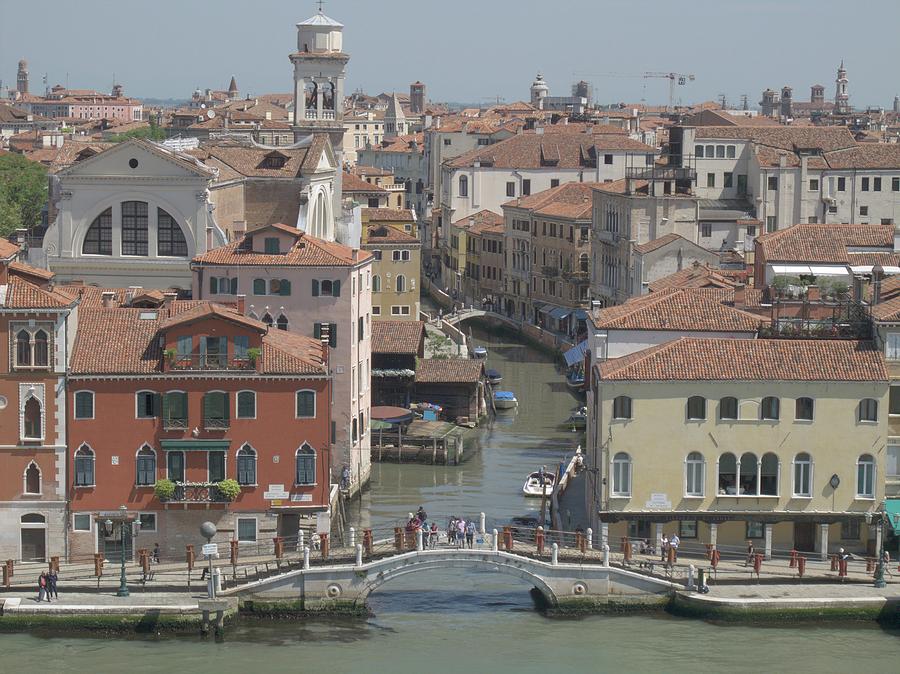 3 Venice Along The Grand Canal Photograph