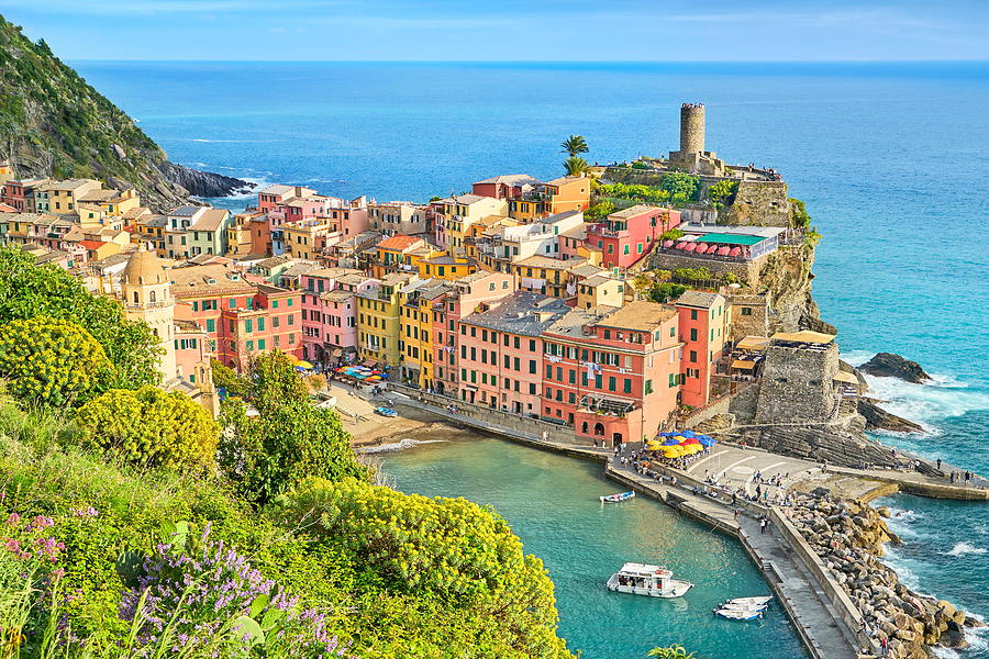 Architecture Photograph - Vernazza, Cinque Terre, Liguria, Italy #3 by Jan Wlodarczyk