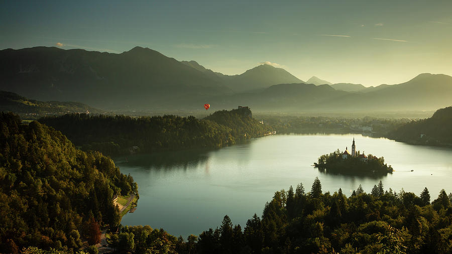 View of Lake Bled from Ojstrica #3 Photograph by Ian Middleton