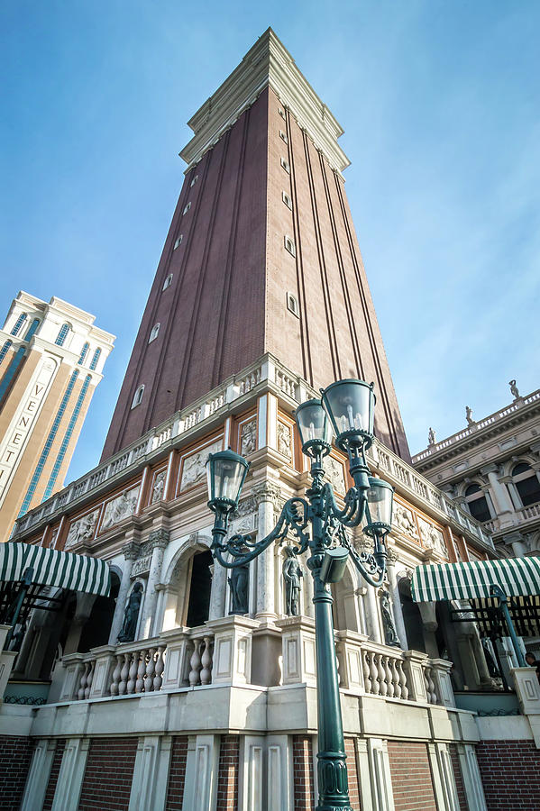 View of The Venetian Hotel Resort and Casino  #3 Photograph by Alex Grichenko