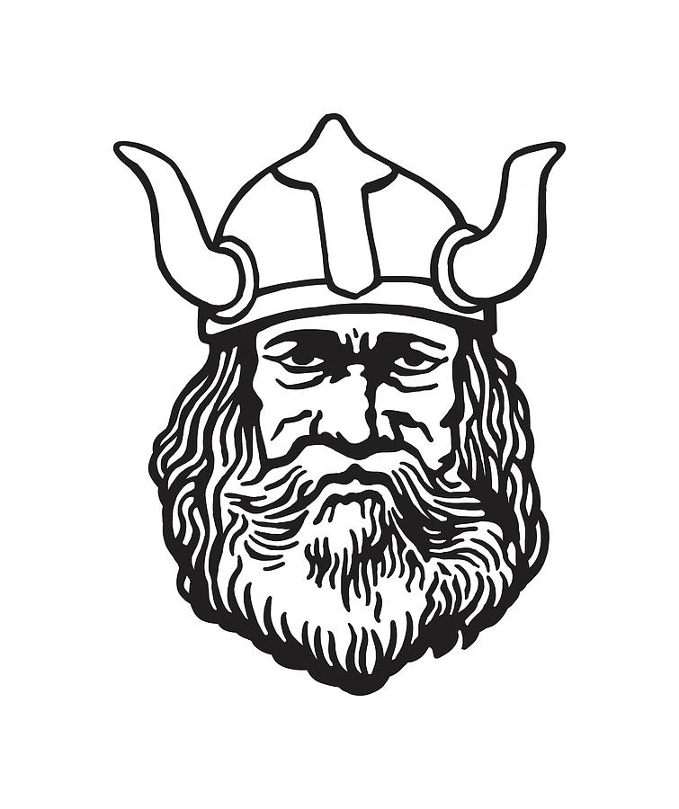 viking warrior drawings